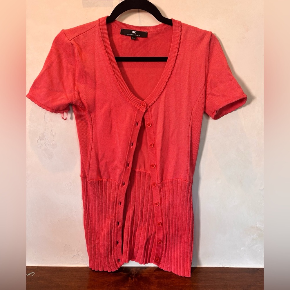 Elisabetta Franchi Short Sleeve Cardigan